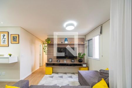 Sala de apartamento à venda com 2 quartos, 67m² em Vila Valparaíso, Santo André