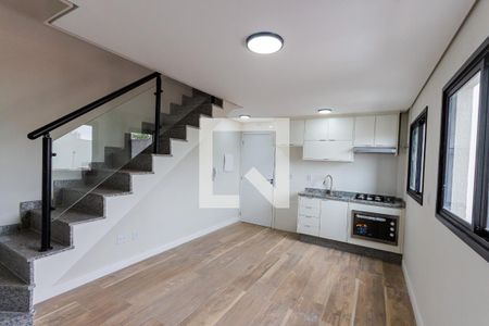 Sala e Cozinha de apartamento à venda com 2 quartos, 75m² em Vila Curuçá, Santo André