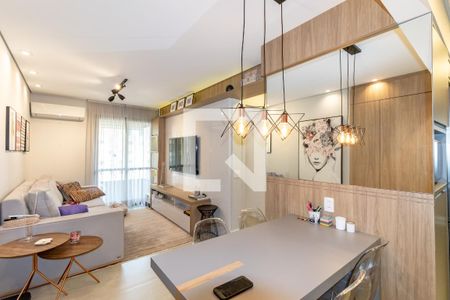 Sala de apartamento para alugar com 1 quarto, 41m² em Recanto Paraíso, São Paulo