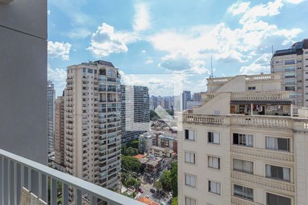 Vista de kitnet/studio para alugar com 1 quarto, 25m² em Vila Nova Conceição, São Paulo