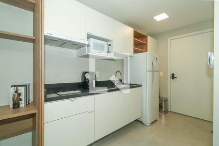 Sala / Quarto / Cozinha de apartamento para alugar com 1 quarto, 25m² em Auxiliadora, Porto Alegre