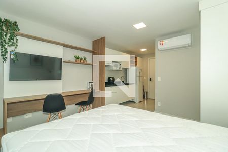 Sala / Quarto / Cozinha de apartamento para alugar com 1 quarto, 25m² em Auxiliadora, Porto Alegre