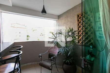 varanda de apartamento à venda com 3 quartos, 160m² em Grajaú, Belo Horizonte