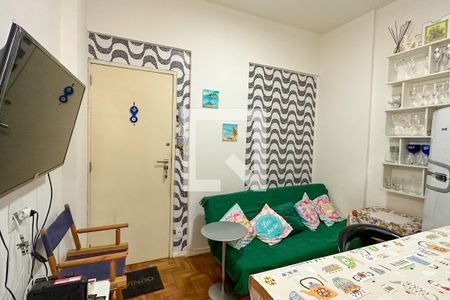 Sala de apartamento à venda com 1 quarto, 28m² em Copacabana, Rio de Janeiro