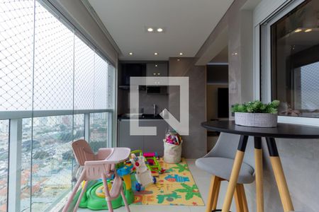 varanda de apartamento à venda com 3 quartos, 84m² em Ipiranga, São Paulo