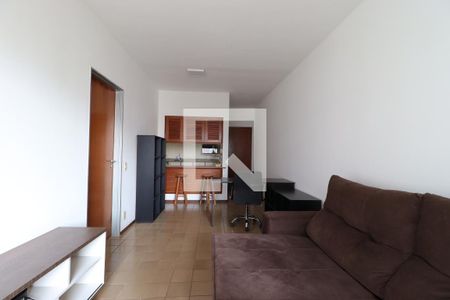 Sala de apartamento para alugar com 1 quarto, 50m² em Centro, Ribeirão Preto