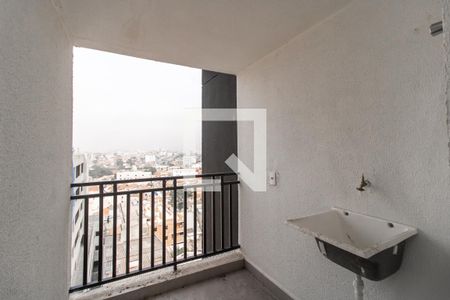 Varanda/Área de Serviço de apartamento à venda com 2 quartos, 34m² em Vila Guilhermina, São Paulo