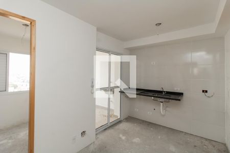 Sala/Cozinha de apartamento à venda com 2 quartos, 34m² em Vila Guilhermina, São Paulo