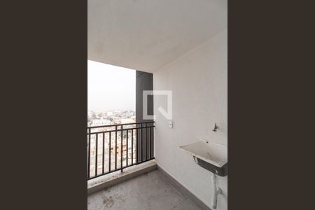 Varanda/Área de Serviço de apartamento à venda com 2 quartos, 34m² em Vila Guilhermina, São Paulo