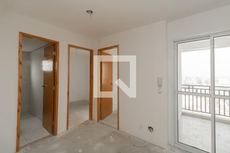 Sala/Cozinha de apartamento à venda com 2 quartos, 34m² em Vila Guilhermina, São Paulo