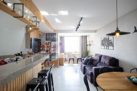 Sala de apartamento à venda com 3 quartos, 77m² em União, Belo Horizonte