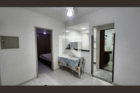 Sala de apartamento para alugar com 1 quarto, 40m² em Ponta da Praia, Santos