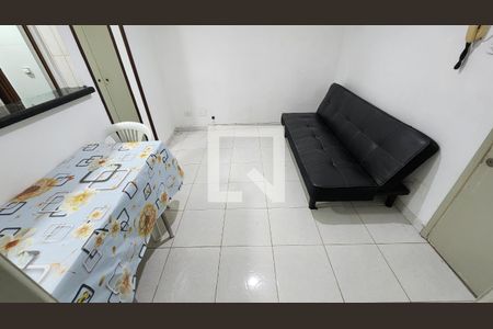 Sala de apartamento para alugar com 1 quarto, 40m² em Ponta da Praia, Santos