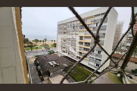 Vista da Sala de apartamento para alugar com 3 quartos, 127m² em Boqueirão, Santos