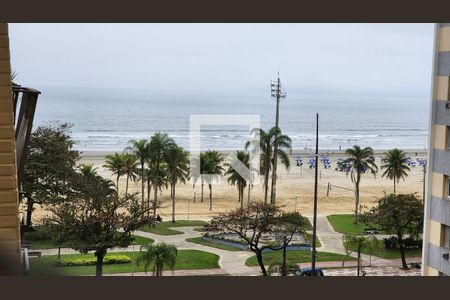 Vista da Sala de apartamento para alugar com 3 quartos, 127m² em Boqueirão, Santos