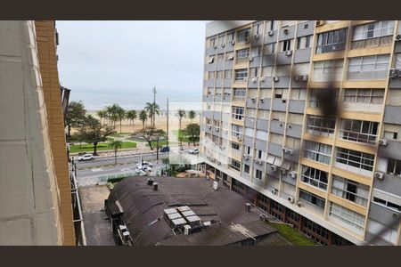 Vista da Sala de apartamento para alugar com 3 quartos, 127m² em Boqueirão, Santos