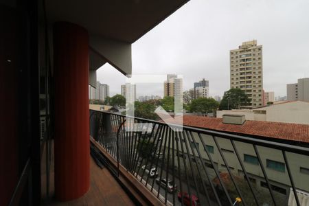 Sacada da Sala de apartamento para alugar com 3 quartos, 222m² em Vila Assunção, Santo André