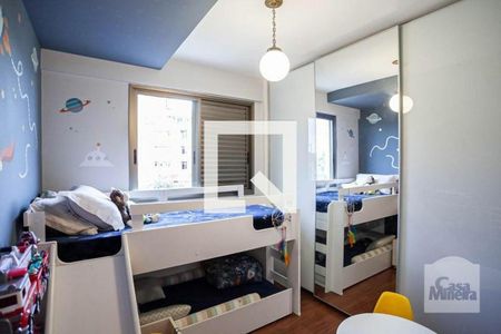 Quarto  de apartamento à venda com 3 quartos, 92m² em São Pedro, Belo Horizonte