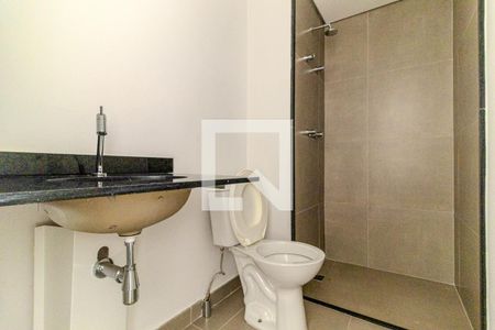 Banheiro de kitnet/studio à venda com 1 quarto, 32m² em Campos Elíseos, São Paulo