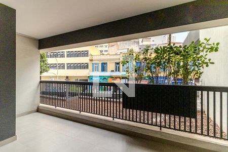 Varanda de kitnet/studio à venda com 1 quarto, 32m² em Campos Elíseos, São Paulo