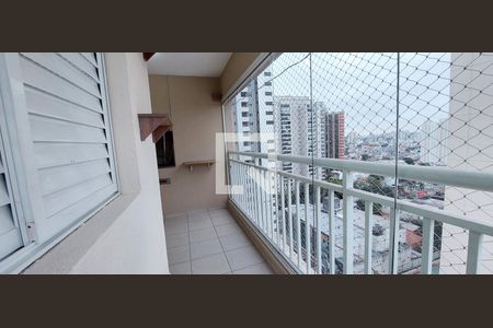 Varanda gourmet de apartamento à venda com 3 quartos, 77m² em Campestre, Santo André