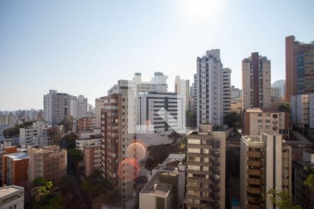 Vista da Suíte de apartamento à venda com 4 quartos, 138m² em Sion, Belo Horizonte