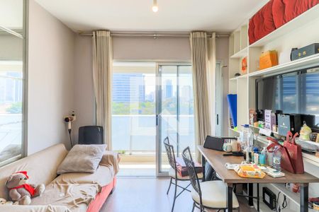 Sala de apartamento à venda com 1 quarto, 38m² em Chácara Santo Antônio (zona Sul), São Paulo