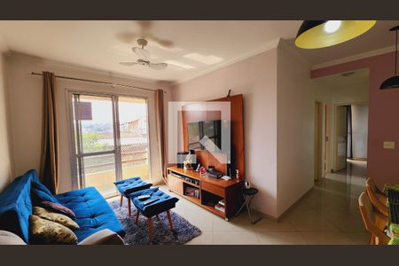 Sala de apartamento à venda com 3 quartos, 75m² em Jardim Tamoio, Jundiaí