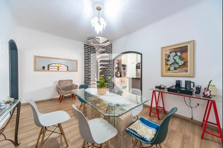 Sala de Jantar de casa à venda com 3 quartos, 232m² em Vila Curuçá, Santo André