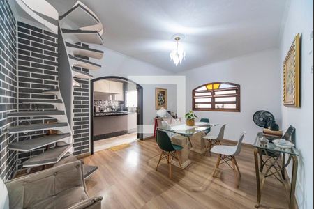 Sala de Jantar de casa à venda com 3 quartos, 232m² em Vila Curuçá, Santo André