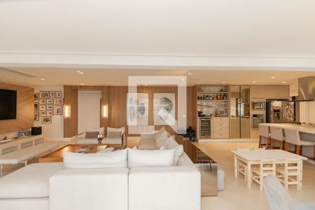 Sala de apartamento à venda com 4 quartos, 250m² em Santo Amaro, São Paulo