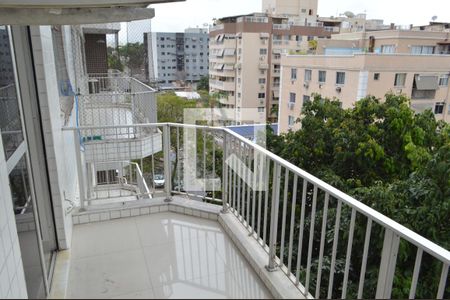 Varanda da Sala de apartamento à venda com 2 quartos, 75m² em Taquara, Rio de Janeiro