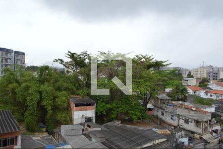 Vista da Suíte de apartamento à venda com 2 quartos, 75m² em Taquara, Rio de Janeiro