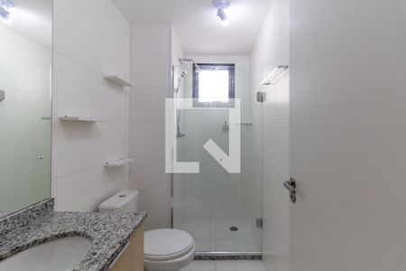 Banheiro da Suíte de apartamento à venda com 2 quartos, 55m² em Vila Anastácio, São Paulo