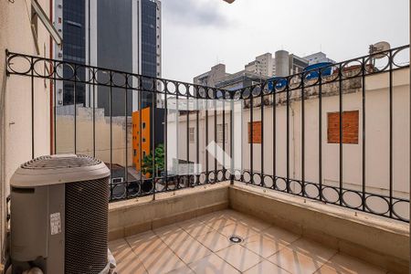 Sala/Cozinha - Varanda de apartamento para alugar com 1 quarto, 45m² em Pinheiros, São Paulo