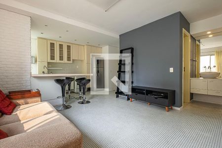 Sala/Cozinha de apartamento para alugar com 1 quarto, 45m² em Pinheiros, São Paulo