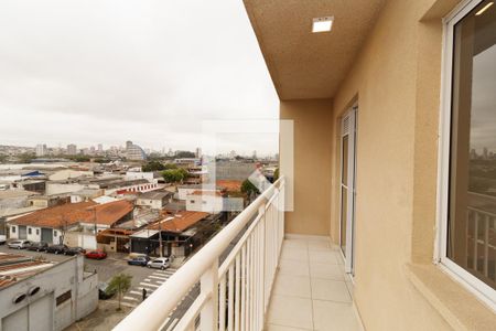 Varanda da Sala de apartamento para alugar com 1 quarto, 31m² em Vila Guilherme, São Paulo