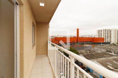 Varanda da Sala de apartamento para alugar com 1 quarto, 31m² em Vila Guilherme, São Paulo