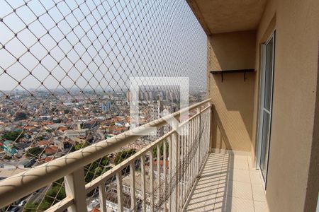 Varanda da Sala de apartamento para alugar com 1 quarto, 30m² em Vila Alpina, São Paulo