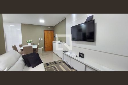 Sala de apartamento à venda com 2 quartos, 65m² em Vila Gilda, Santo André