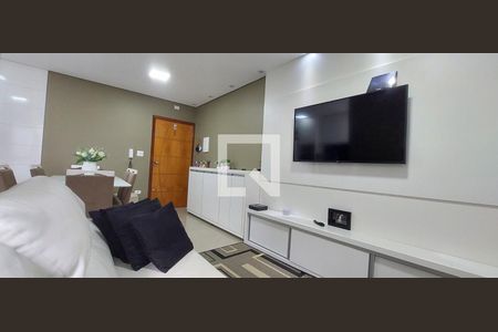 Sala de apartamento à venda com 2 quartos, 65m² em Vila Gilda, Santo André