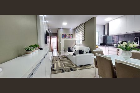 Sala de apartamento à venda com 2 quartos, 65m² em Vila Gilda, Santo André