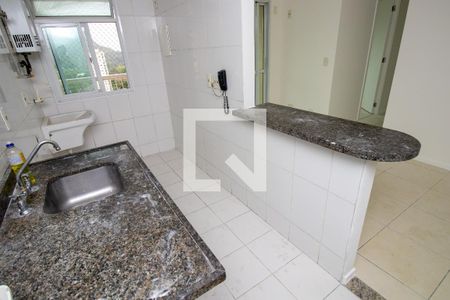 Cozinha de apartamento à venda com 3 quartos, 64m² em Jacarepaguá, Rio de Janeiro