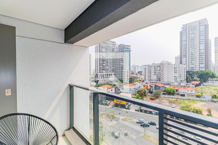 Varanda de kitnet/studio à venda com 1 quarto, 25m² em Jardim das Acacias, São Paulo