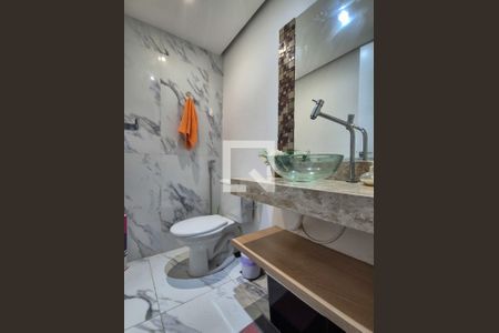 Lavabo de casa de condomínio à venda com 3 quartos, 85m² em Vargem Pequena, Rio de Janeiro