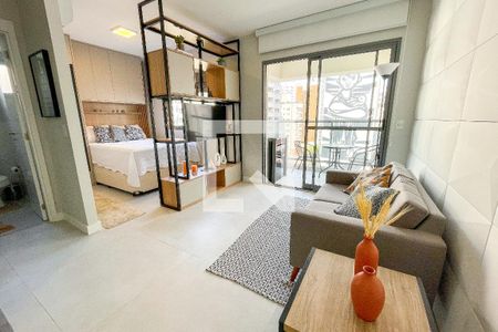 Sala de kitnet/studio para alugar com 1 quarto, 31m² em Jardim Paulista, São Paulo