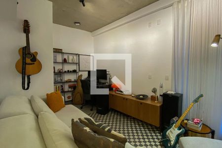 Sala de apartamento à venda com 1 quarto, 90m² em Serra, Belo Horizonte