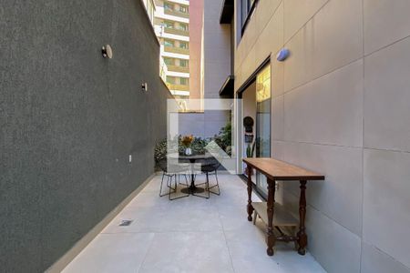 Varanda da Sala de apartamento à venda com 1 quarto, 90m² em Serra, Belo Horizonte