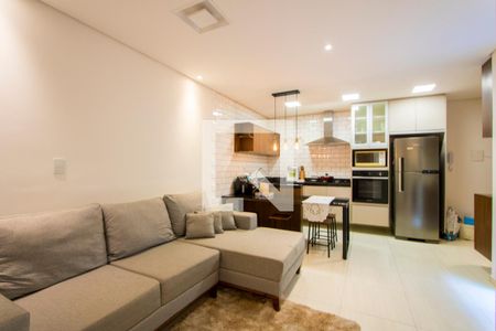 Sala de apartamento à venda com 2 quartos, 45m² em Jardim Bela Vista, Santo André