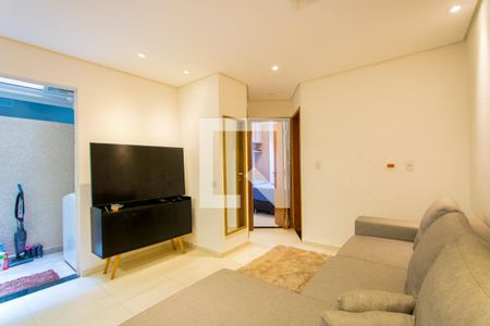 Sala de apartamento à venda com 2 quartos, 45m² em Jardim Bela Vista, Santo André